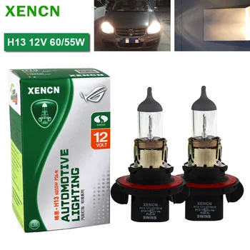 XENCN H13 12V 60/55W Jasno Serije 3200K Avtomobilski Žarometi Halogenske Luči Auto Žarnice Dolgo Življenjsko dobo Standard Originalno Linijo Svetilke (2pcs)