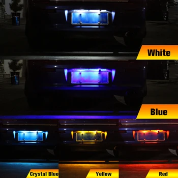 2pcs LED Žarnice registrske Tablice Številka Lučka Za Hyundai Santa Fe 1 2 3 4 2001-2020 2016 2017 2018 2019 Pribor