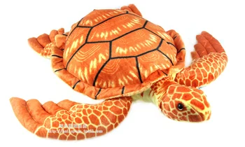 Ustvarjalne rdeča morska želva igrač, plišastih nova želva lutka plišastih morska želva darilo igrača približno 55 cm 0198