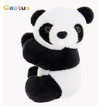 1PC Ustvarjalne Plišastih Panda Posnetek Črno Bel Objemala Panda Zavese Posnetek Zaznamek Opombe Majhne Plišaste Živali Lutka Spominek Igrače