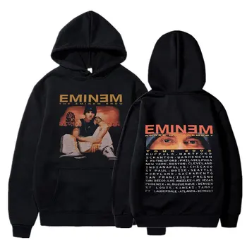 Eminem Jeza Upravljanje Tour 2002 Hoodie Letnik Harajuku Smešno Rick Sweatshirts Dolgimi Rokavi Moški Ženske Modni Pulover
